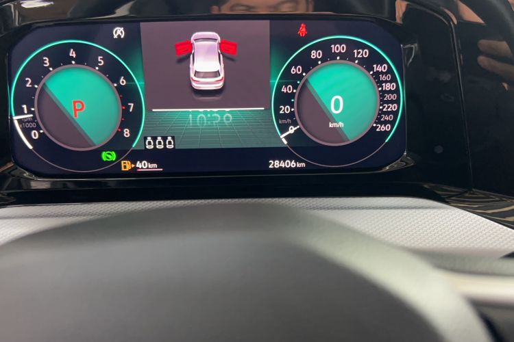 Used Volkswagen Golf 2021 280TSI DSG Pro Odometer Close Up