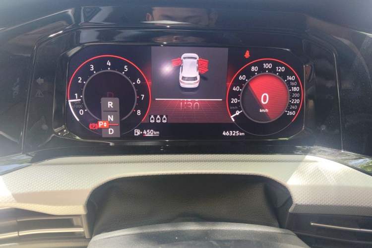 Used Volkswagen Golf 2021 280TSI DSG Pro Odometer Close Up