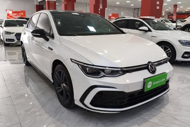 Used Volkswagen Golf 2021 280TSI DSG R-Line Front Right 45 Deg