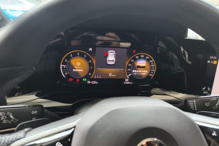 Used Volkswagen Golf 2021 280TSI DSG R-Line Instrument Cluster