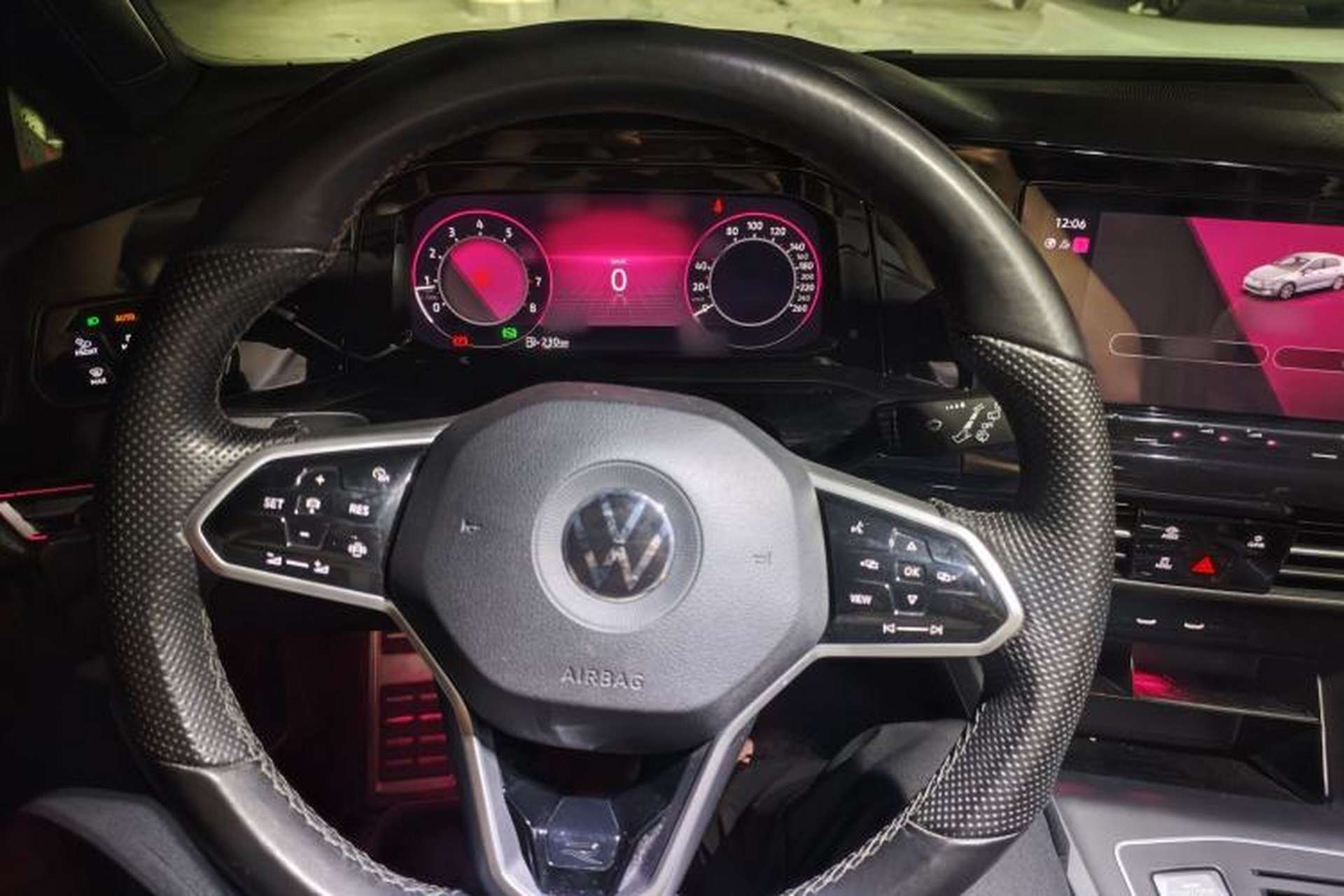 Used Volkswagen Golf 2021 280TSI DSG R-Line Instrument Cluster