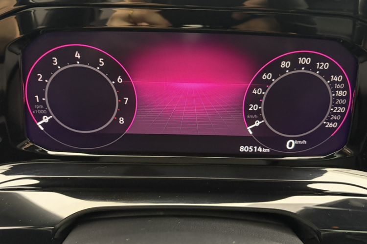 Used Volkswagen Golf 2021 280TSI DSG R-Line Odometer Close Up