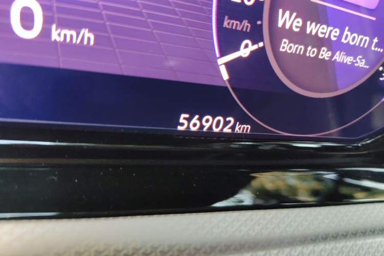 Used Volkswagen Golf 2021 280TSI DSG Pro Odometer Close Up