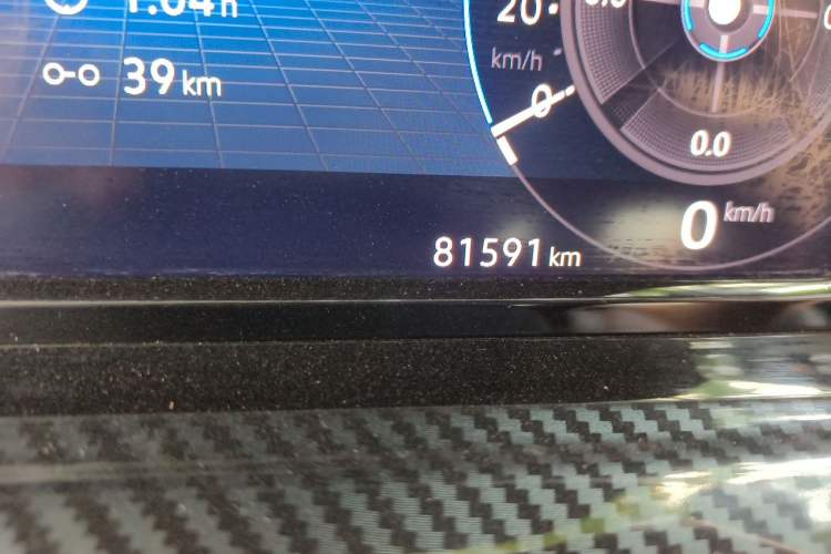 Used Volkswagen Golf 2021 280TSI DSG Pro Odometer Close Up