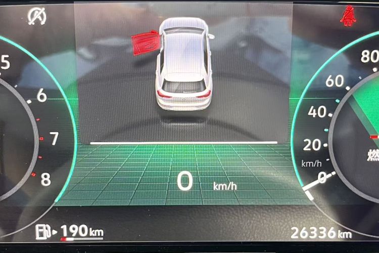 Used Volkswagen Golf 2021 280TSI DSG R-Line Odometer Close Up
