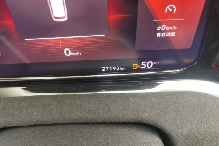 Used Volkswagen Golf 2021 280TSI DSG Pro Odometer Close Up