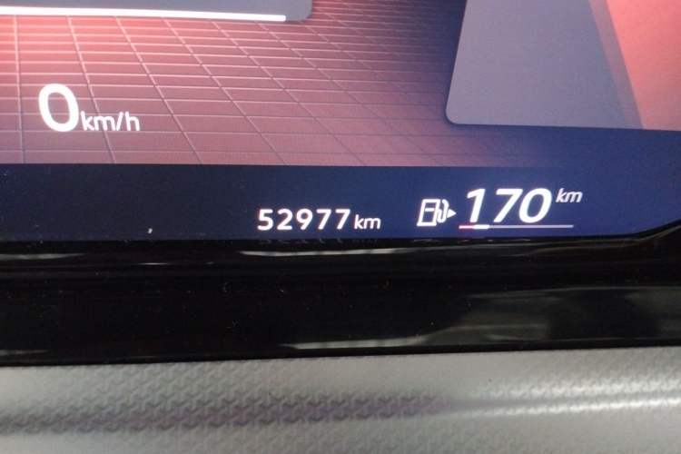 Used Volkswagen Golf 2021 280TSI DSG 30th Anniversary Edition Odometer Close Up