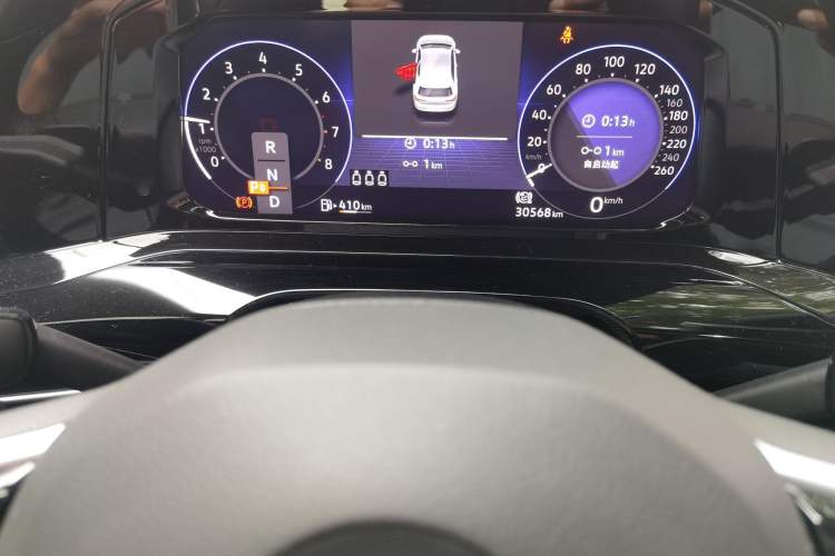 Used Volkswagen Golf 2021 280TSI DSG R-Line Odometer Close Up