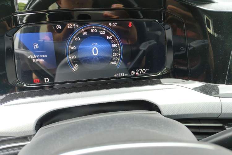 Used Volkswagen Golf 2021 280TSI DSG Pro Odometer Close Up