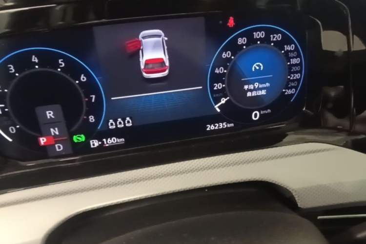 Used Volkswagen Golf 2021 280TSI DSG Pro Odometer Close Up