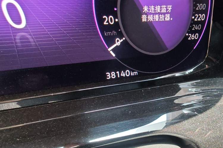 Used Volkswagen Golf 2021 280TSI DSG Pro Odometer Close Up