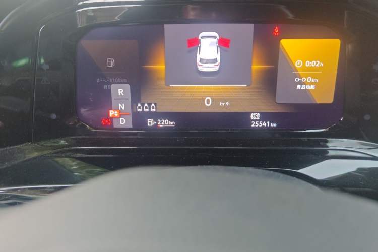 Used Volkswagen Golf 2021 280TSI DSG R-Line Odometer Close Up