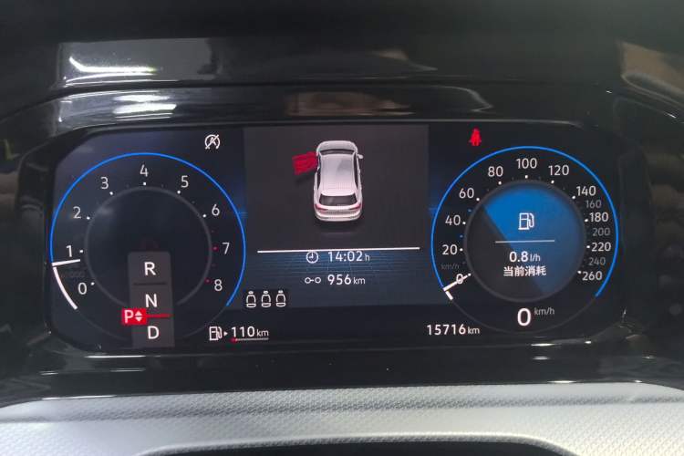 Used Volkswagen Golf 2021 280TSI DSG Pro Odometer Close Up