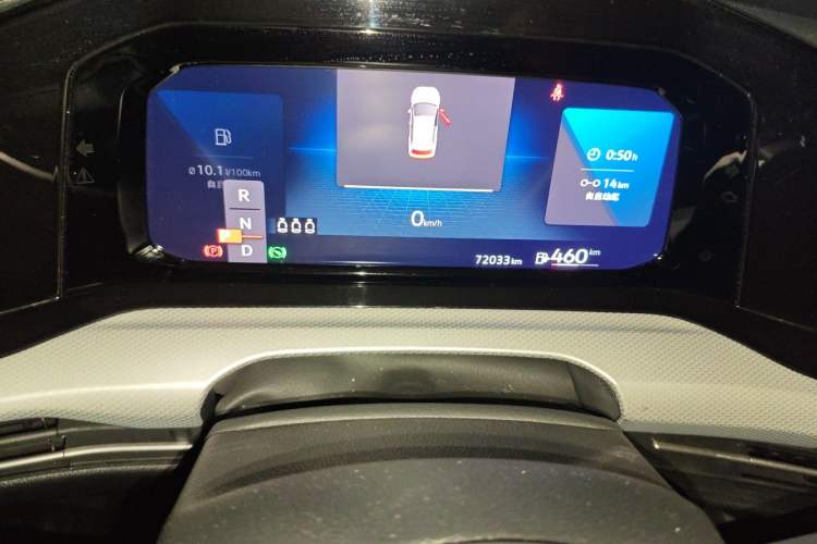 Used Volkswagen Golf 2021 280TSI DSG 30th Anniversary Edition Odometer Close Up