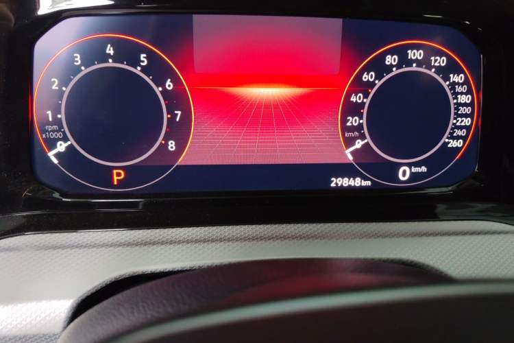 Used Volkswagen Golf 2021 280TSI DSG Pro Odometer Close Up