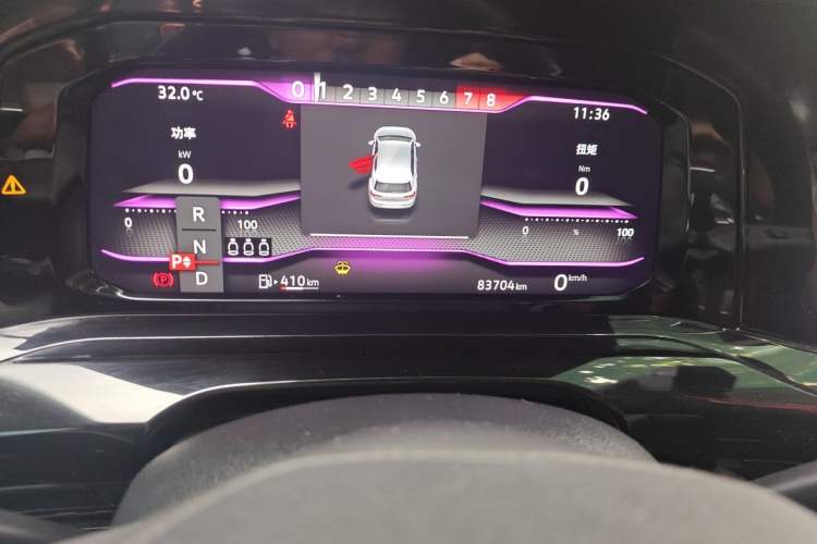 Used Volkswagen Golf 2021 280TSI DSG R-Line Odometer Close Up