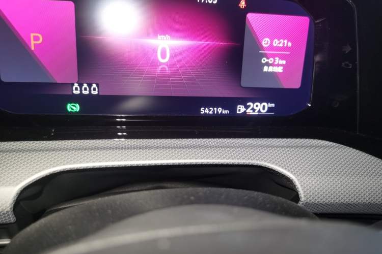 Used Volkswagen Golf 2021 280TSI DSG Pro First Edition Odometer Close Up