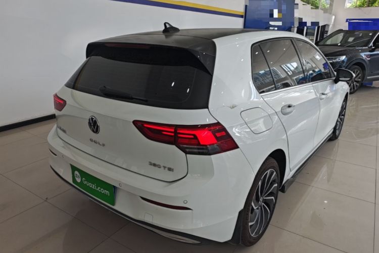 Used Volkswagen Golf 2021 280TSI DSG R-Line Rear Right 45 Deg