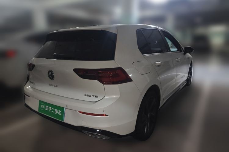Used Volkswagen Golf 2021 280TSI DSG R-Line Rear Right 45 Deg