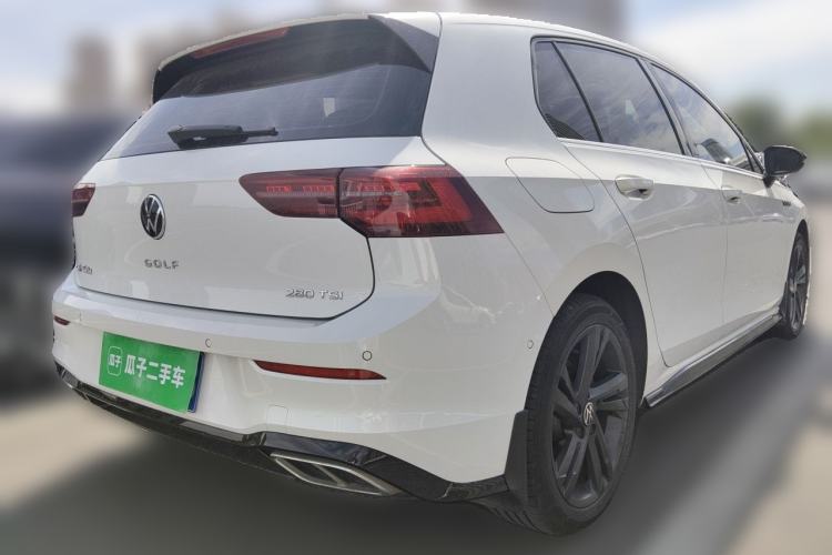 Used Volkswagen Golf 2021 280TSI DSG R-Line Rear Right 45 Deg