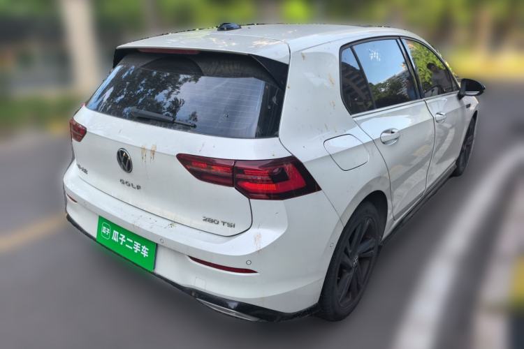 Used Volkswagen Golf 2021 280TSI DSG R-Line Rear Right 45 Deg