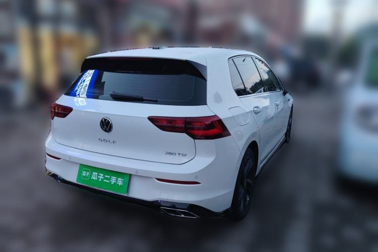 Used Volkswagen Golf 2021 280TSI DSG R-Line Rear Right 45 Deg