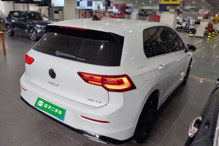 Used Volkswagen Golf 2021 280TSI DSG R-Line Rear Right 45 Deg