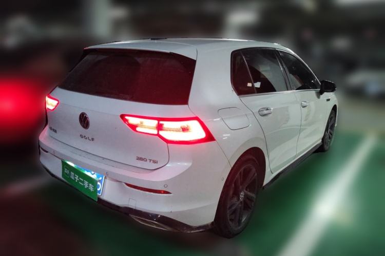 Used Volkswagen Golf 2021 280TSI DSG R-Line Rear Right 45 Deg