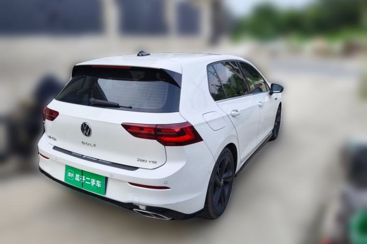 Used Volkswagen Golf 2021 280TSI DSG R-Line Rear Right 45 Deg