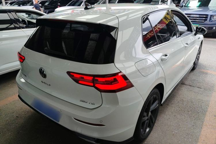 Used Volkswagen Golf 2021 280TSI DSG R-Line Rear Right 45 Deg