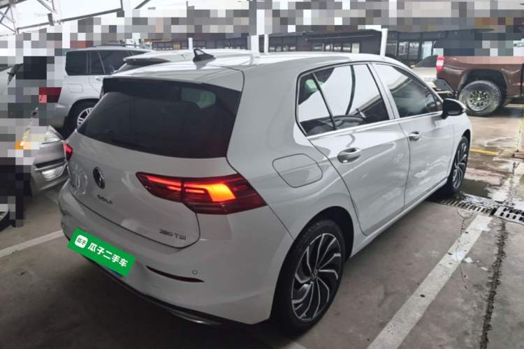 Used Volkswagen Golf 2021 280TSI DSG Pro Rear Right 45 Deg