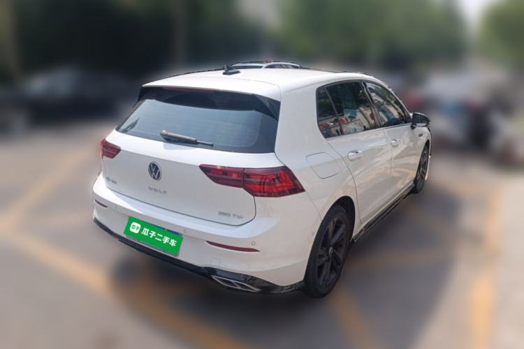 Used Volkswagen Golf 2021 280TSI DSG R-Line Rear Right 45 Deg