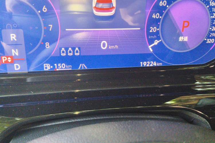 Used Volkswagen Golf 2023 280TSI DSG R-Line Lite Odometer Close Up