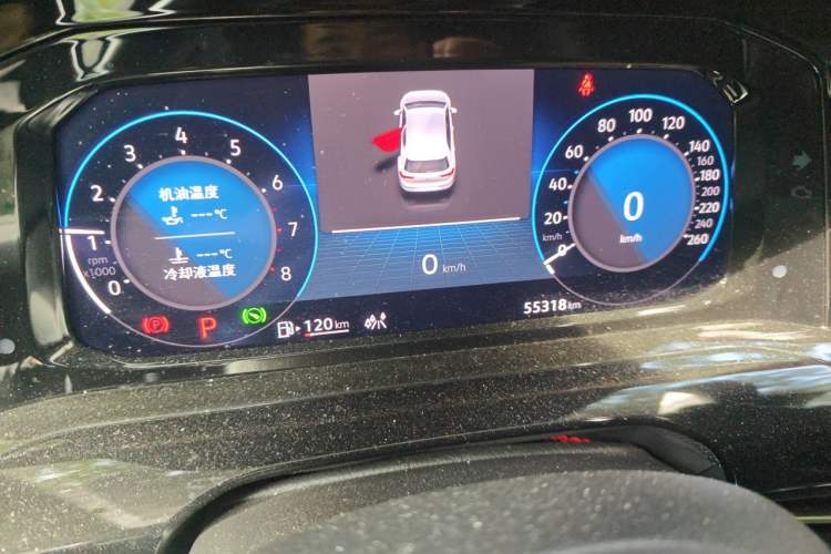 Used Volkswagen Golf 2023 280TSI DSG R-Line Lite Odometer Close Up