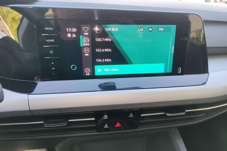 Used Volkswagen Golf 2023 Facelift 280TSI DSG Pro Audio And AC Panel