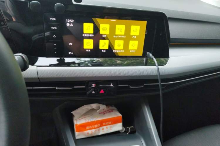 Used Volkswagen Golf 2023 Facelift 280TSI DSG Pro Audio And AC Panel