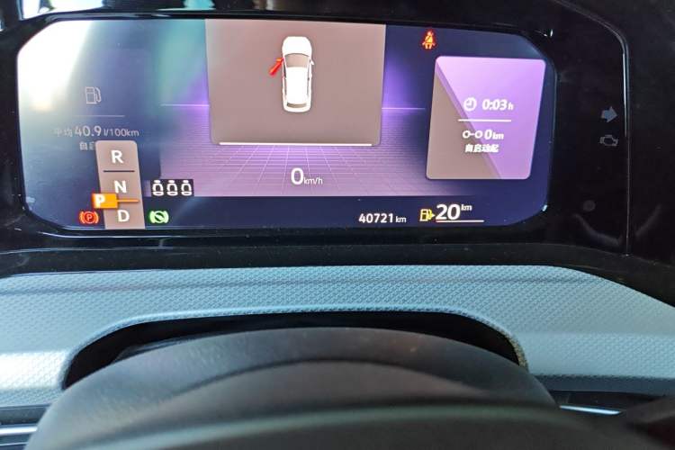 Used Volkswagen Golf 2023 Facelift 280TSI DSG Pro Odometer Close Up