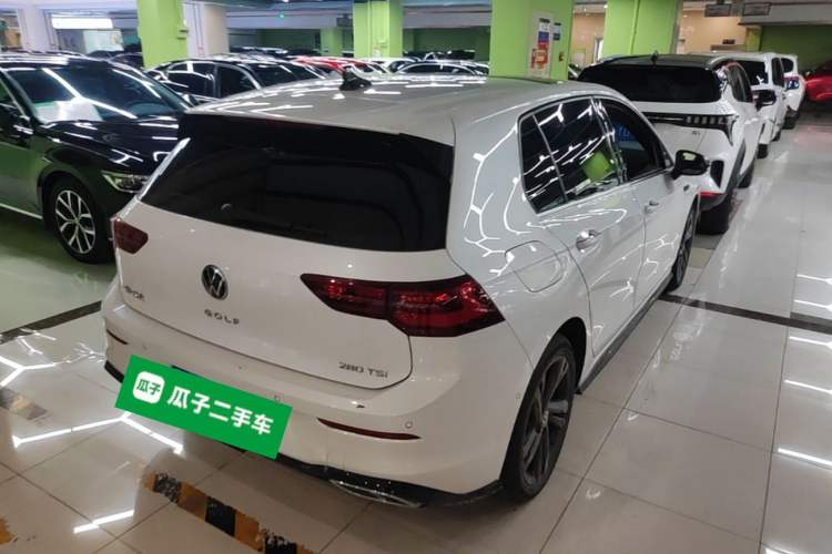 Used Volkswagen Golf 2023 Facelift 280TSI DSG R-Line Lite Rear Right 45 Deg