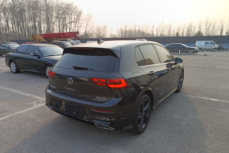 Used Volkswagen Golf 2024 280TSI DSG R-Line 50th Anniversary Edition Rear Right 45 Deg