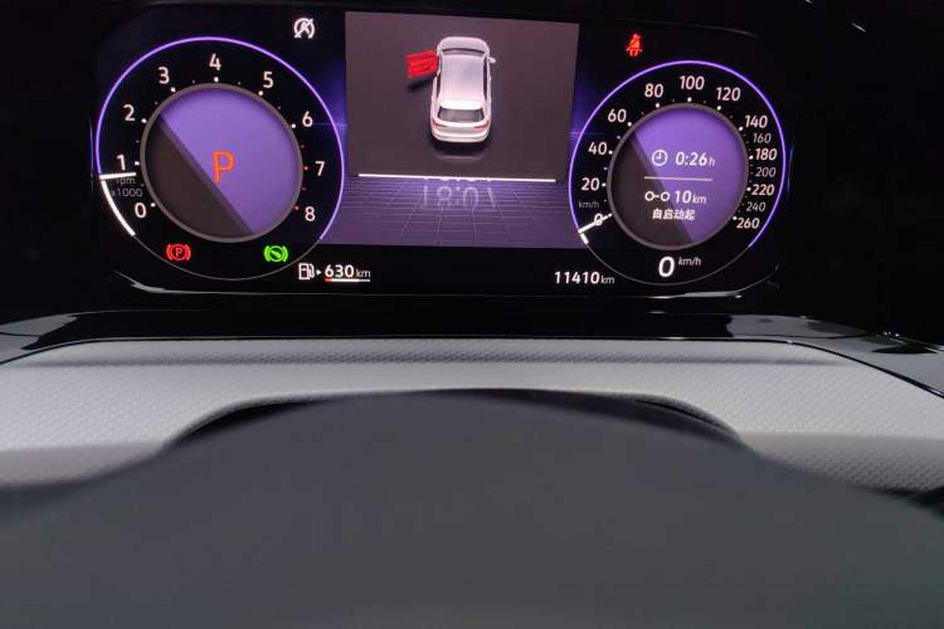 Used Volkswagen Golf 2024 280TSI DSG Pro 50th Anniversary Edition Odometer Close Up