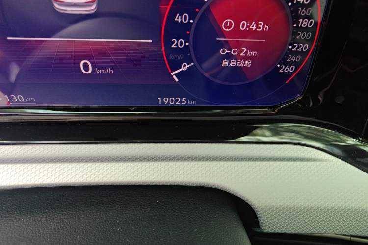 Used Volkswagen Golf 2024 280TSI DSG Pro Enjoyment Edition Odometer Close Up