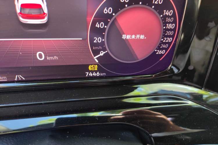 Used Volkswagen Golf 2024 280TSI DSG R-Line 50th Anniversary Edition Odometer Close Up