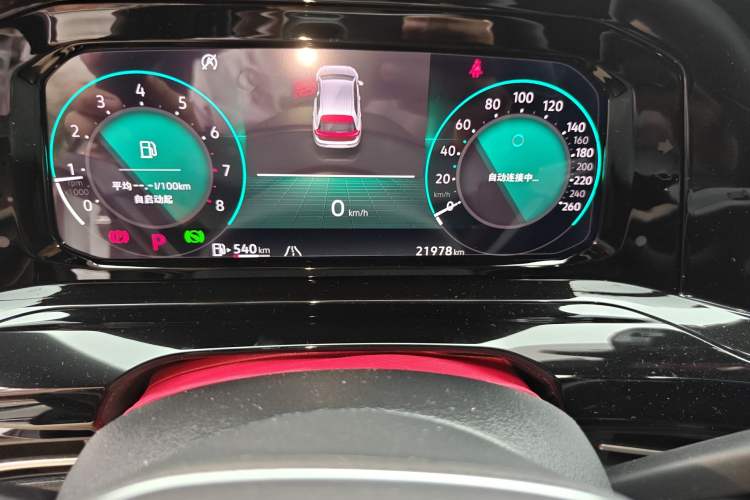 Used Volkswagen Golf 2024 280TSI DSG R-Line 50th Anniversary Edition Odometer Close Up