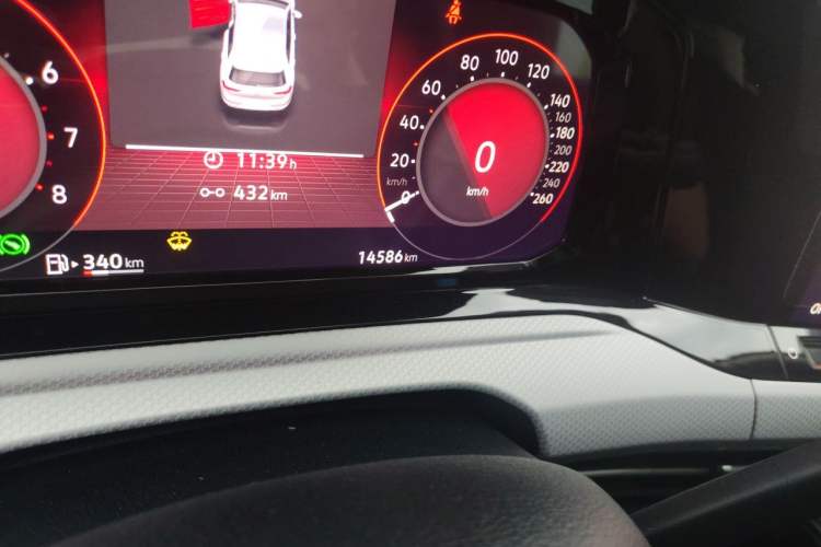 Used Volkswagen Golf 2024 280TSI DSG Pro 50th Anniversary Edition Odometer Close Up