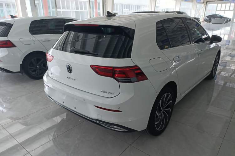 Used Volkswagen Golf 2024 280TSI DSG Pro 50th Anniversary Edition Rear Right 45 Deg