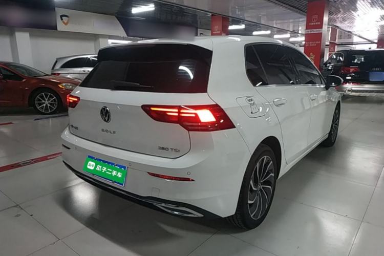 Used Volkswagen Golf 2024 280TSI DSG Pro 50th Anniversary Edition Rear Right 45 Deg