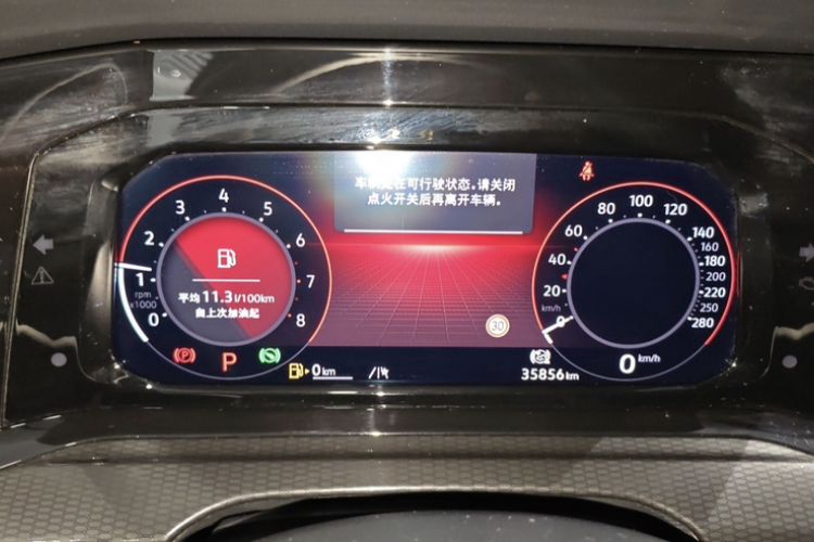 Used Volkswagen Golf GTI 2021 380TSI DSG GTI Odometer Close Up