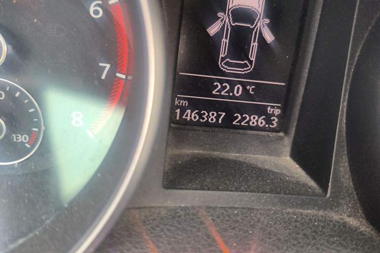 Used Volkswagen Golf GTI 2011 2.0 TSI GTI Odometer Close Up