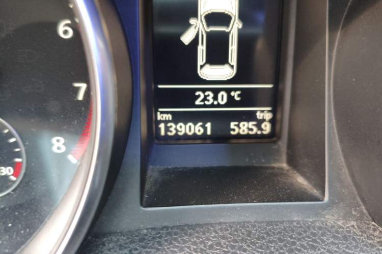 Used Volkswagen Golf GTI 2011 2.0 TSI GTI Odometer Close Up