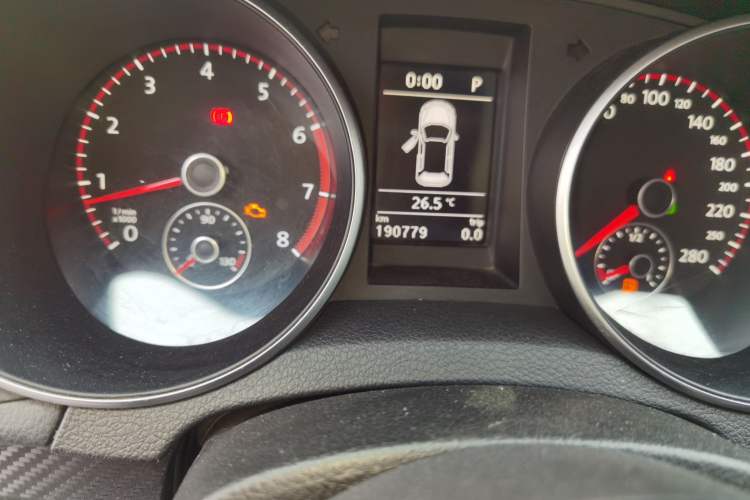 Used Volkswagen Golf GTI 2011 2.0 TSI GTI Odometer Close Up